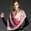 Ms Wool Geometric Patterns Printed Scarf